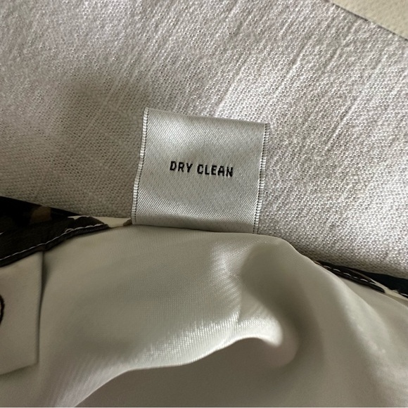 Talbots Womens Leopard Animal Print Chiffon Midi Skirt Sz 12 Career Corpcore - Picture 10 of 10